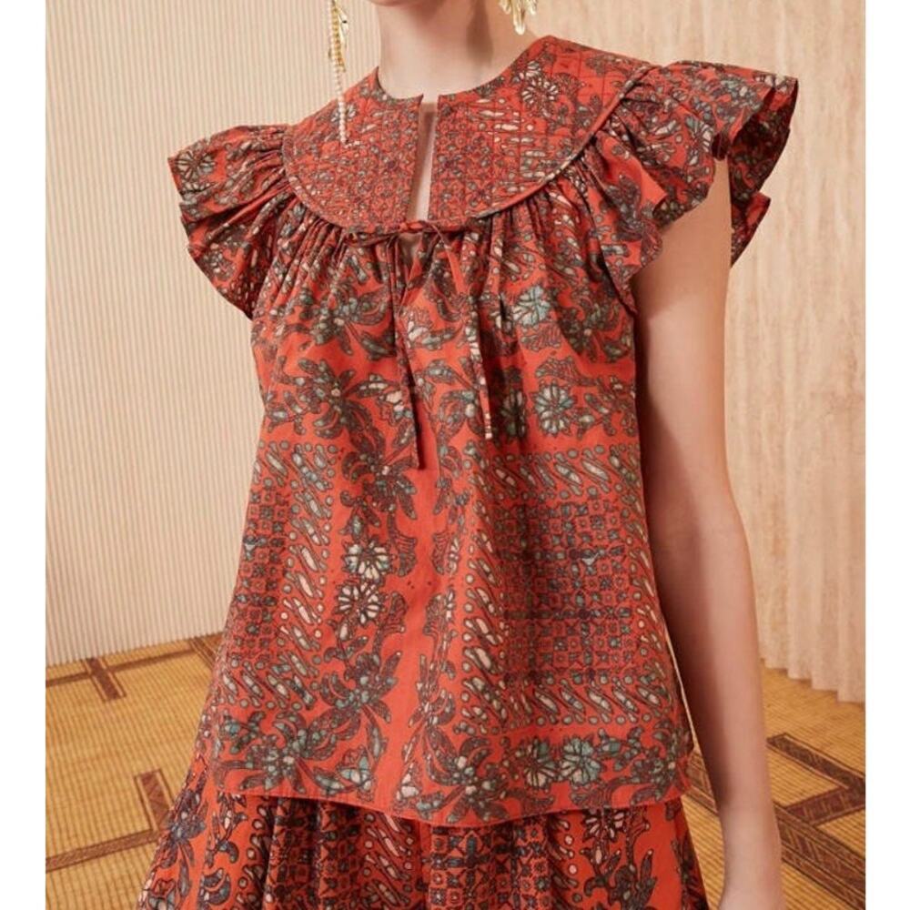 Ulla Johnson Kosta Top in "Clementine" Size 2
